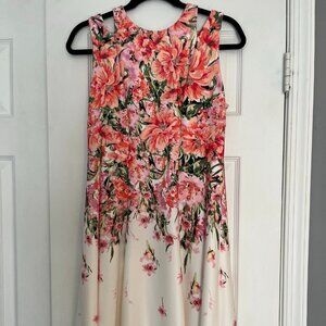 Gabby Skye floral scuba dress, size 8